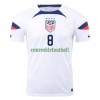 Maillot de Supporter Etats-Unis ERTZ 8 Domicile Coupe du Monde 2022 Pour Homme